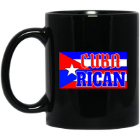 Thumbnail for CUBA-RICAN 11 oz. Black Mug