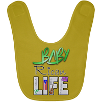 Thumbnail for BABY-Rican Life Baby Bib - Puerto Rican Pride