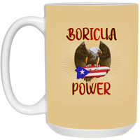 Thumbnail for Boricua Power 15 oz. White Mug
