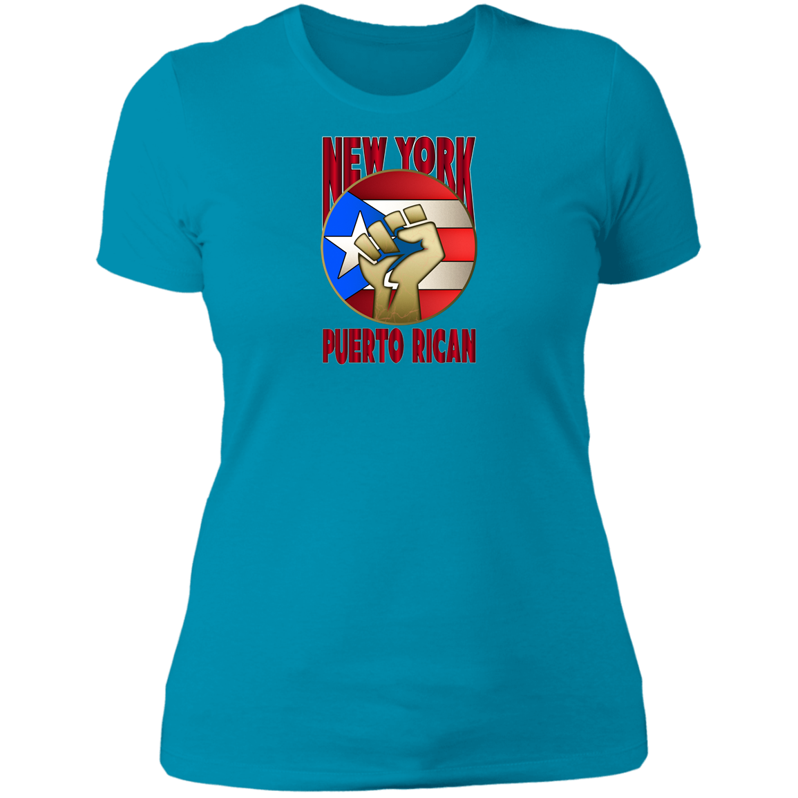 New York PR Ladies' Boyfriend T-Shirt - Puerto Rican Pride