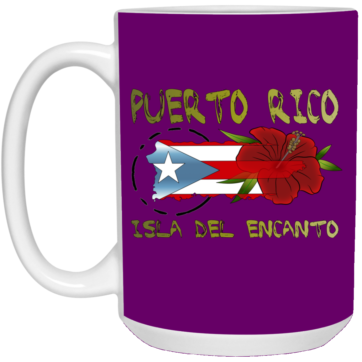 Isla Del Encanto 15 oz. White Mug