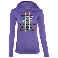 Thumbnail for STRONG PR WOMAN T-Shirt Hoodie - Puerto Rican Pride