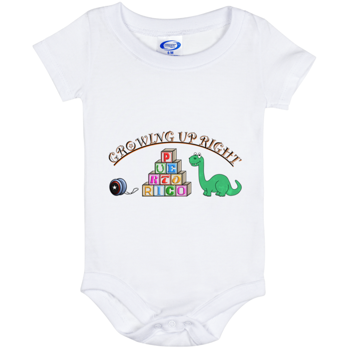 Grow Right 6 Month Baby Onesie