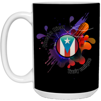 Thumbnail for PR Truly Unique 15 oz. White Mug - Puerto Rican Pride