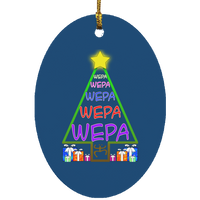 Thumbnail for WEPA Tree Oval Ornament - Puerto Rican Pride