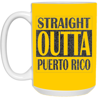 Thumbnail for Straight Outta Puerto Rico 15 oz. White Mug