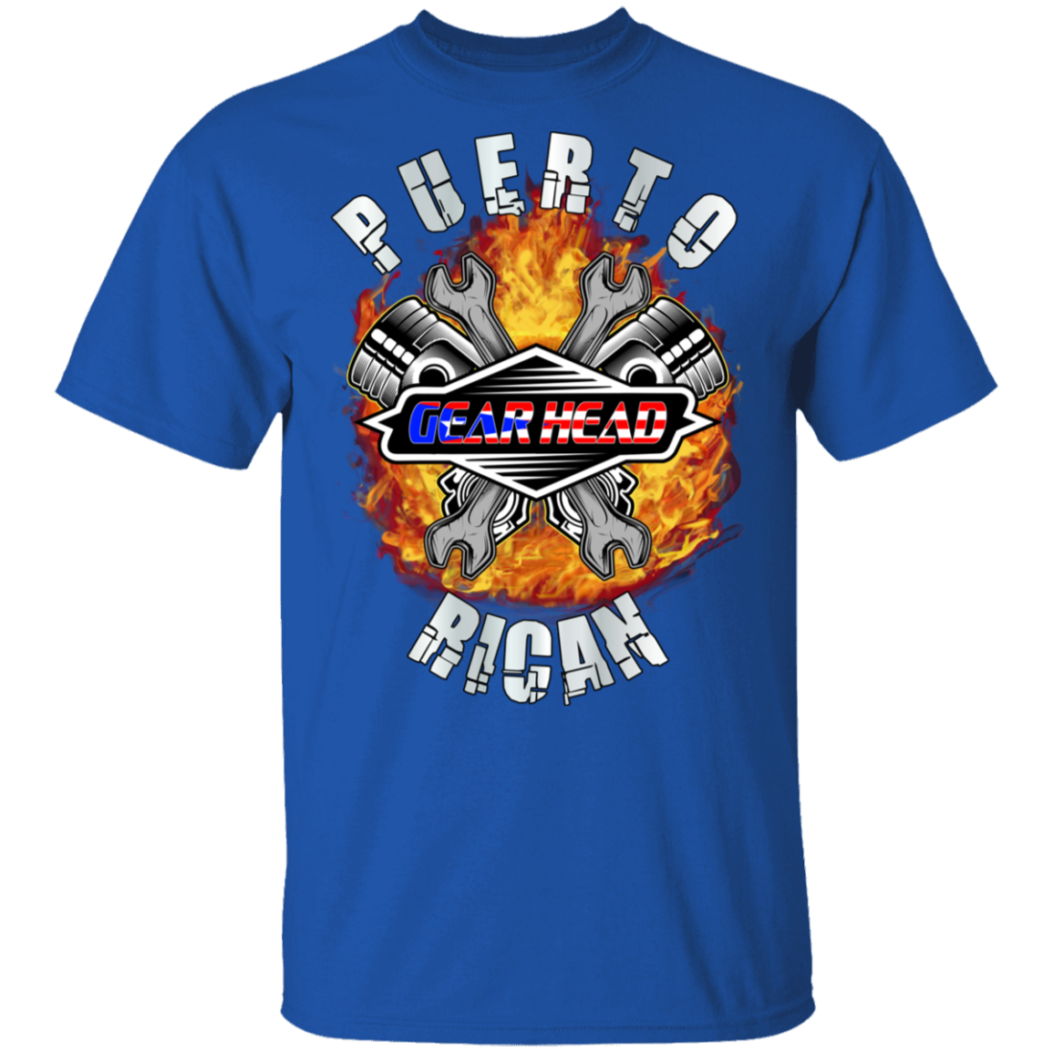 Puerto Rican GearHead 5.3 oz. T-Shirt