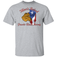 Thumbnail for Illinois Raised PR Strong  5.3 oz. T-Shirt - Puerto Rican Pride