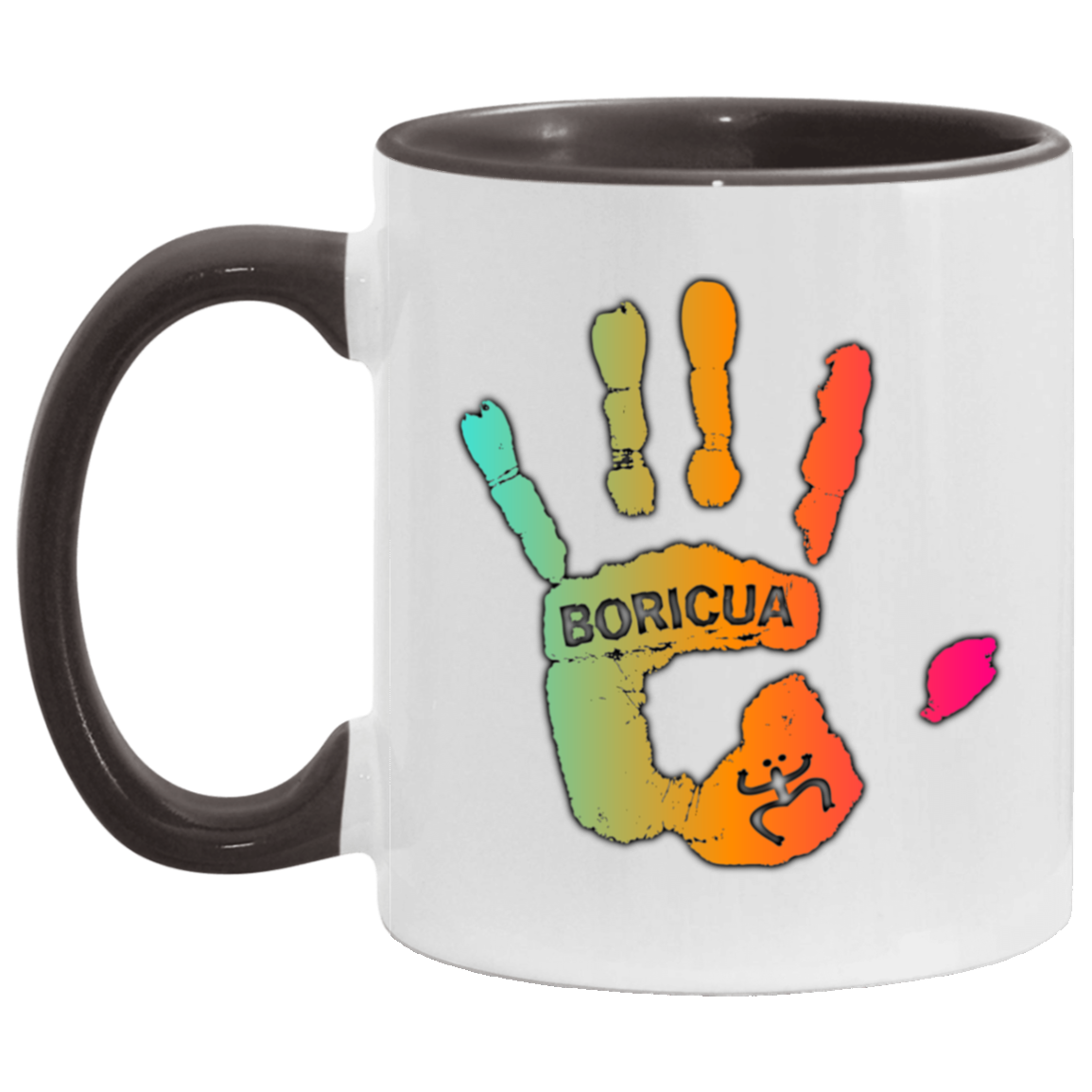 Boricua Hand 11OZ Accent Mug - Puerto Rican Pride