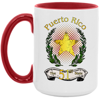 Thumbnail for Puerto Rico 51st State 15oz. Accent Mug