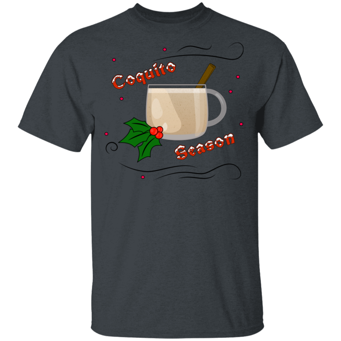 Coquito Season 5.3 oz. T-Shirt - Puerto Rican Pride