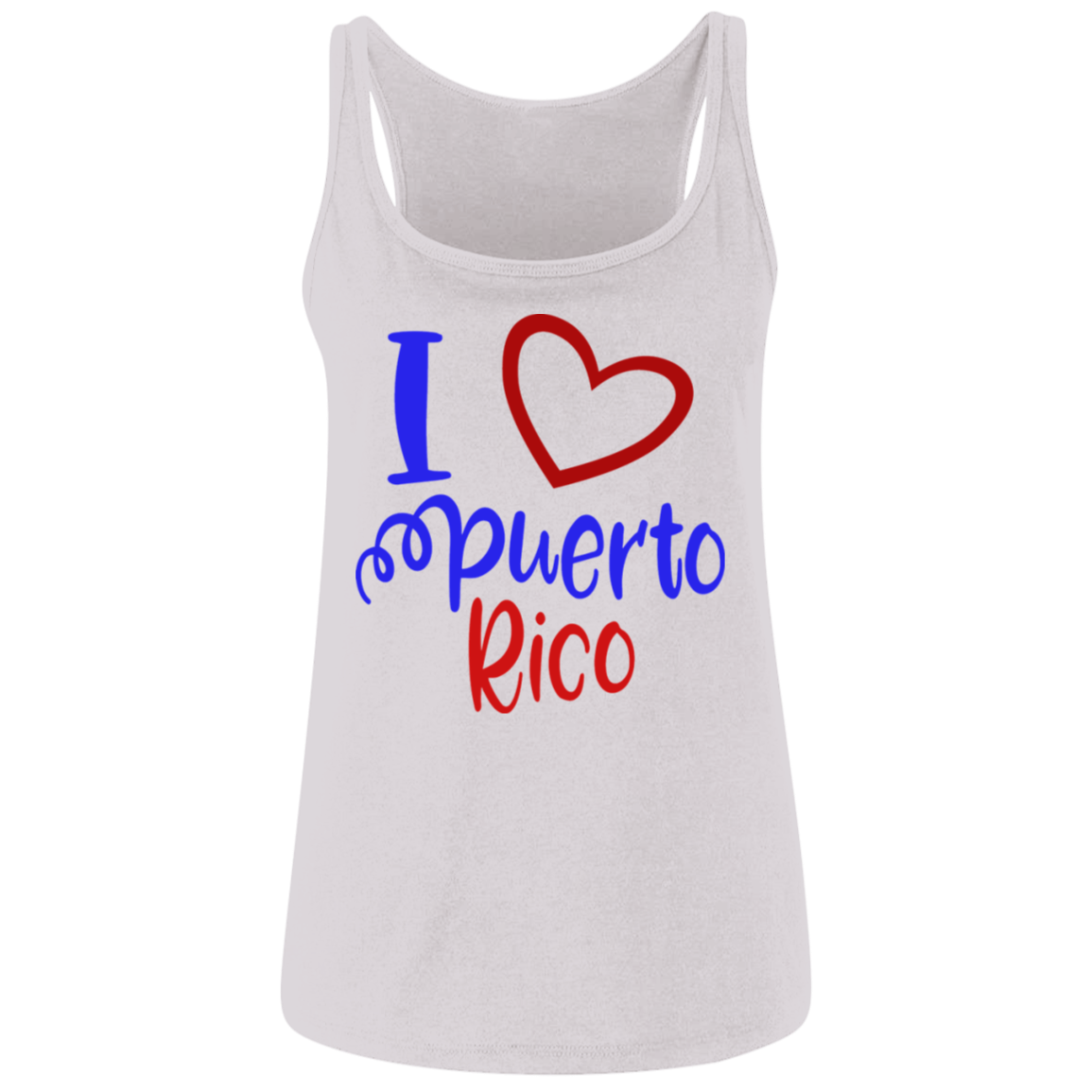 I Heart PR  Ladies' Relaxed Jersey Tank