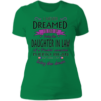 Thumbnail for Awesome Daughter In Law Ladies' Boyfriend T-Shirt - Puerto Rican Pride