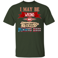 Thumbnail for May Be Wrong But Doubt It - 5.3 oz. T-Shirt - Puerto Rican Pride
