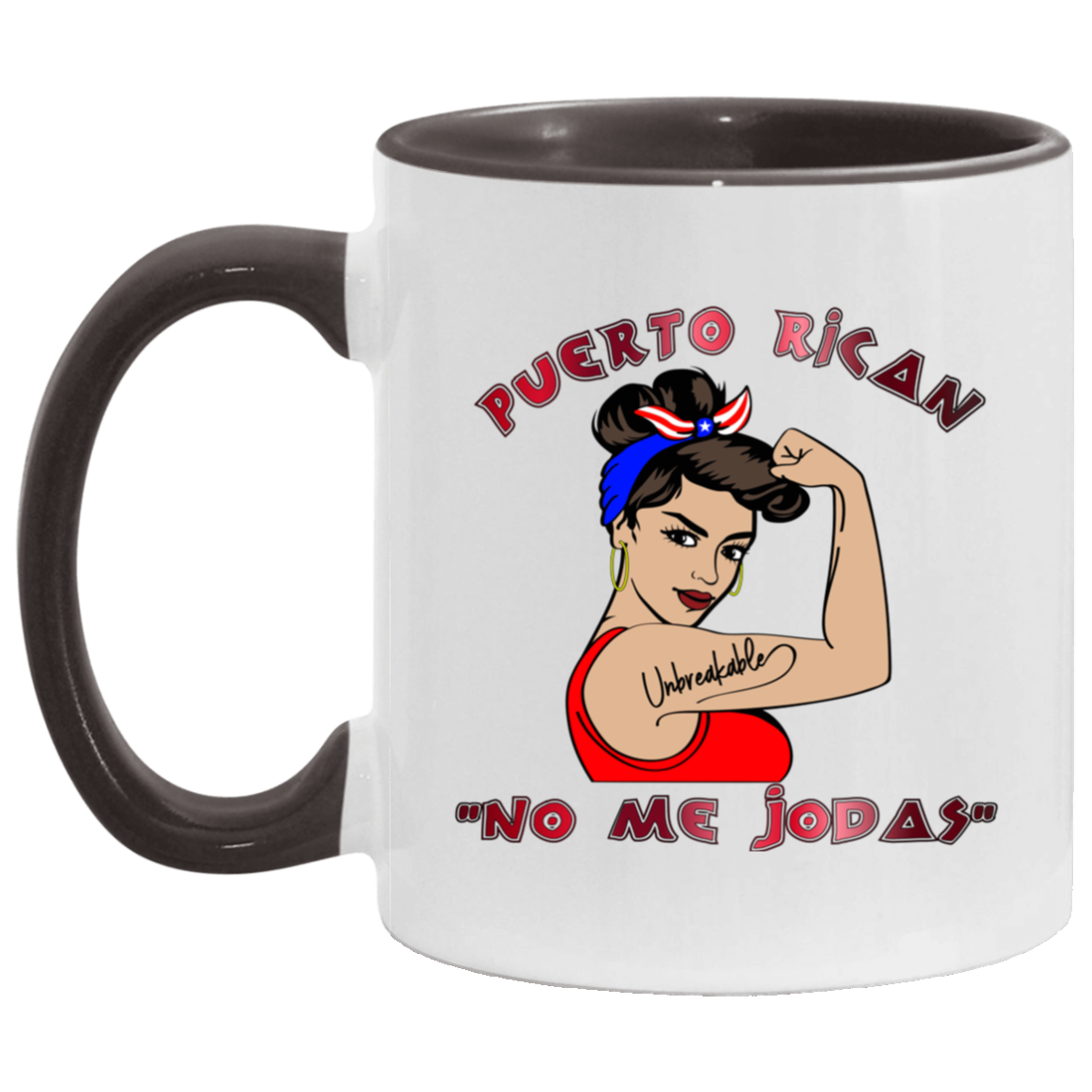 Puerto Rican "Don't Fck With Me" Accent 11oz Cup