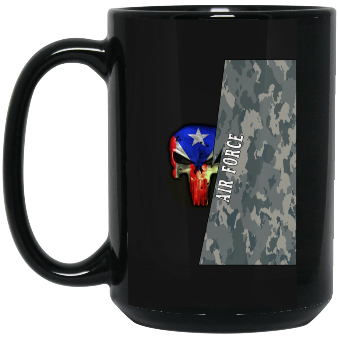 Air Force 15 oz. Black Mug