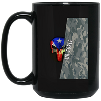 Thumbnail for Air Force 15 oz. Black Mug