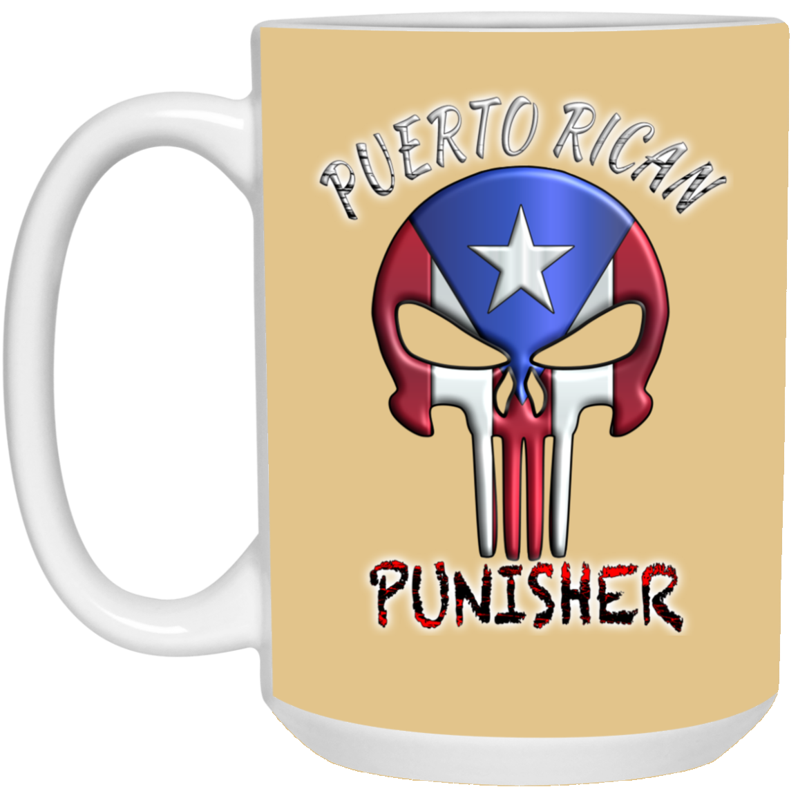 Punisher 15 oz. White Mug