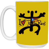 Thumbnail for Coqui - I Love Puerto Rico  15 oz. White Mug