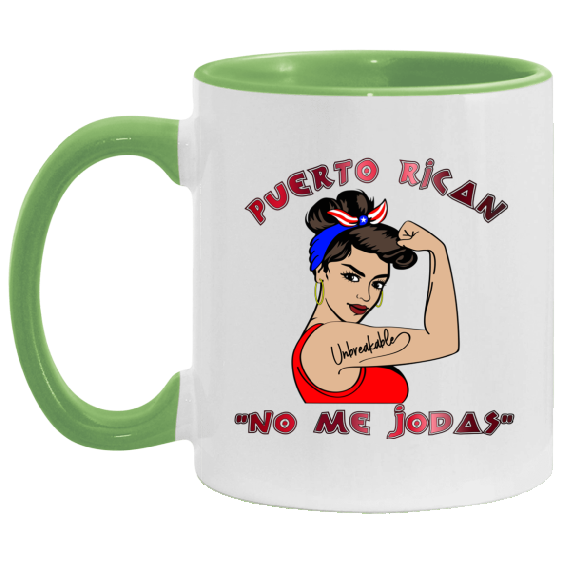Puerto Rican "Don't Fck With Me" Accent 11oz Cup