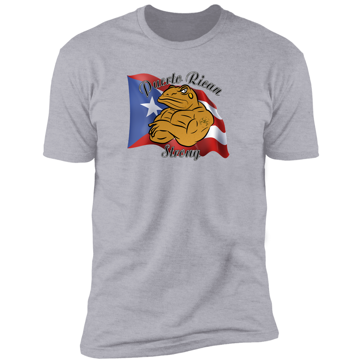 Coqui PR Strong Premium Short Sleeve T-Shirt - Puerto Rican Pride