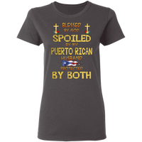 Thumbnail for Blessed and Protected Ladies' 5.3 oz. T-Shirt - Puerto Rican Pride