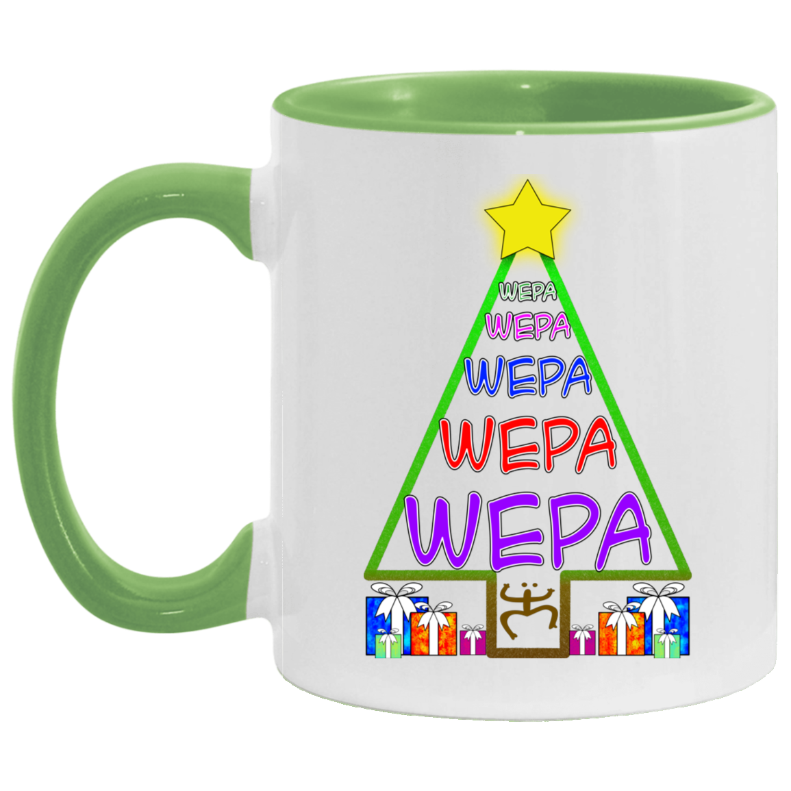 WEPA Tree 11OZ Accent Mug - Puerto Rican Pride