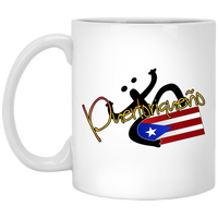 Thumbnail for Puertoriqueno  Coqui  11 oz. White Mug - Puerto Rican Pride