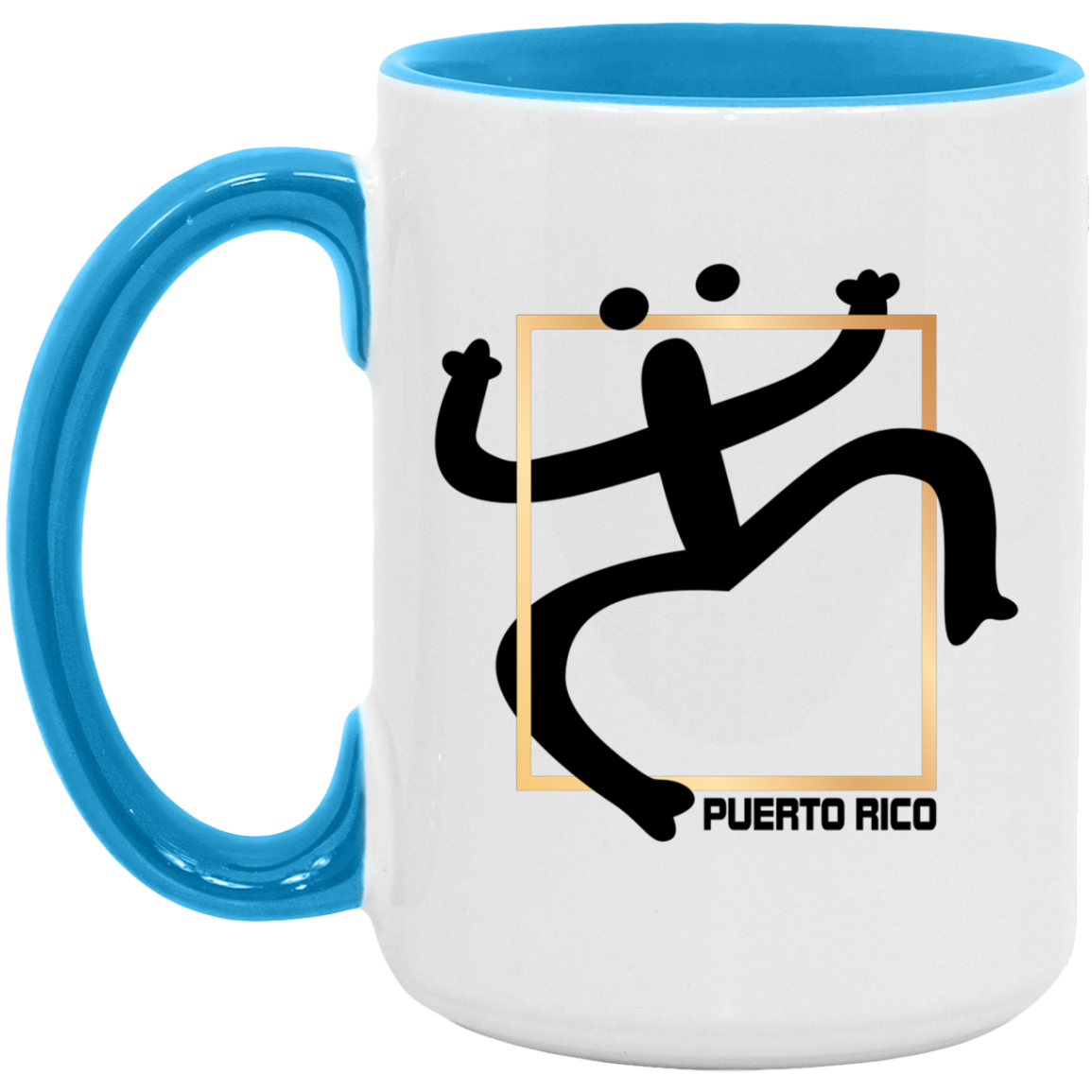 Puerto Rico Coqui Squared 15oz. Accent Mug