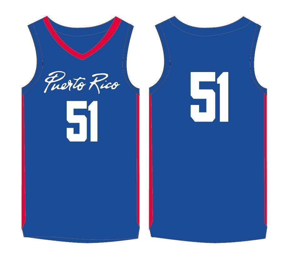 Basketball Jersey - PR 51 - Puerto Rican Pride