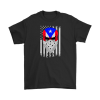 Thumbnail for 1st Star Skull 5.3 oz. T-Shirt Heavyweight - Puerto Rican Pride