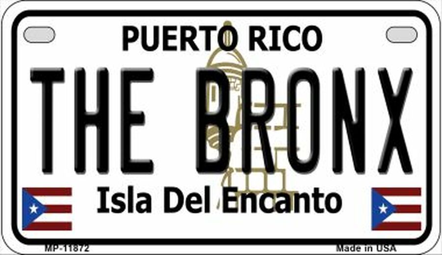 The Bronx License Plate