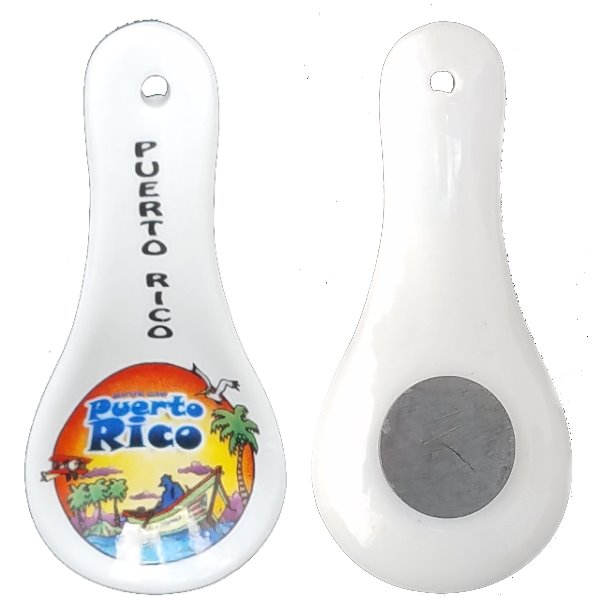 Puerto Rico Ocean Scene Mini Spoon Holder Refrigerator Magets