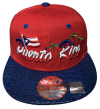 Thumbnail for Puerto Rico Flag/Palm Baseball Hat -2