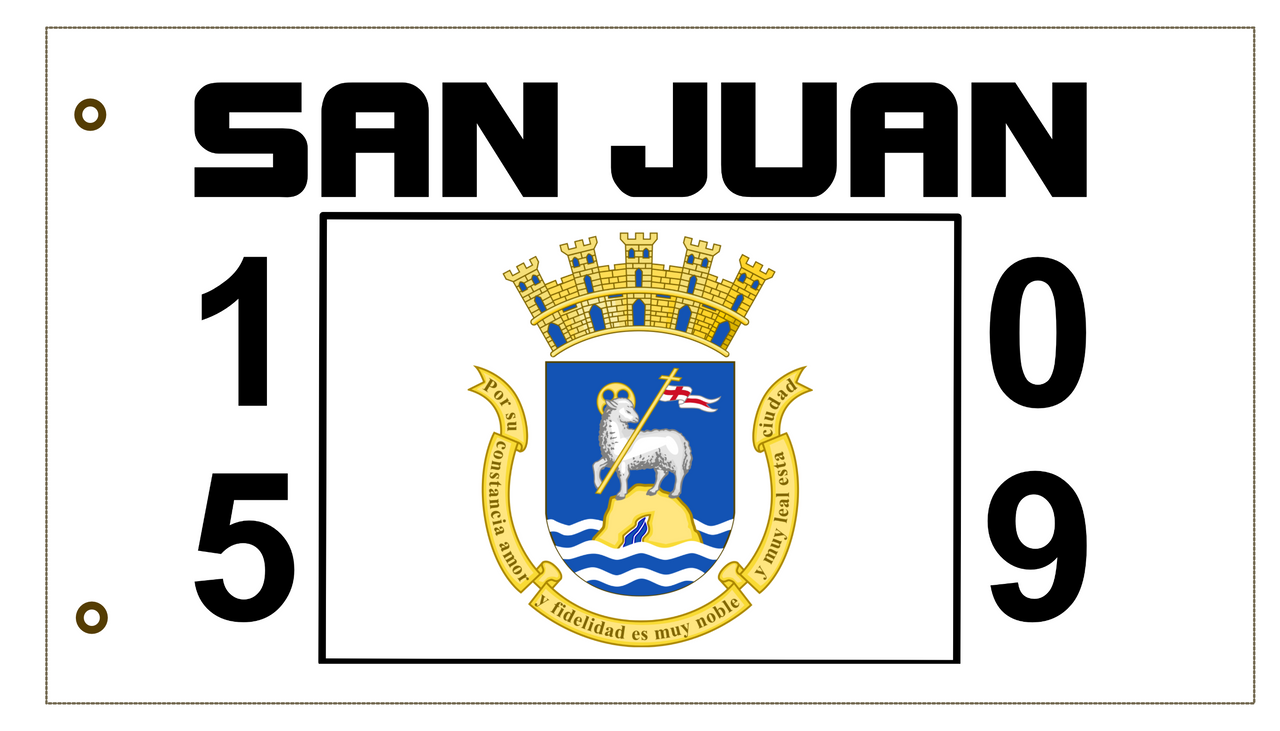 San Juan 3x5 foot Nylon Flag