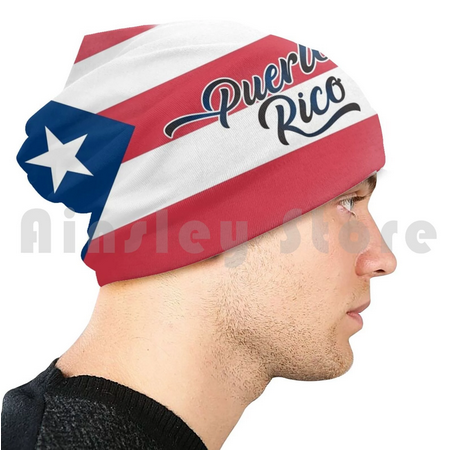 Puerto Rico Flag Swag Beanie Slouch