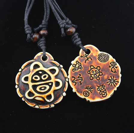 Sol Taino Symbol Tribal Series Necklace