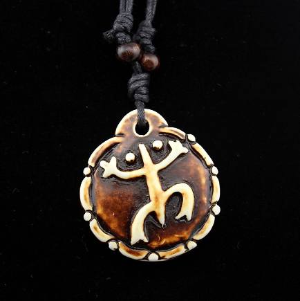 Coqui Taino Series Symbol Pendant Necklace