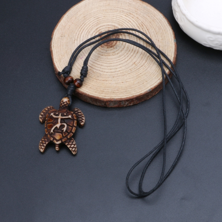 Tribal Series Coqui Turtle Necklace