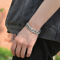 Thumbnail for Stainless Steel CUBAN Chain (Waterproof) Bracelet - High Quality
