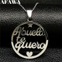 Thumbnail for ABUELA TE GUIERO (Grandma I Love You) NECKLACE - Puerto Rican Pride