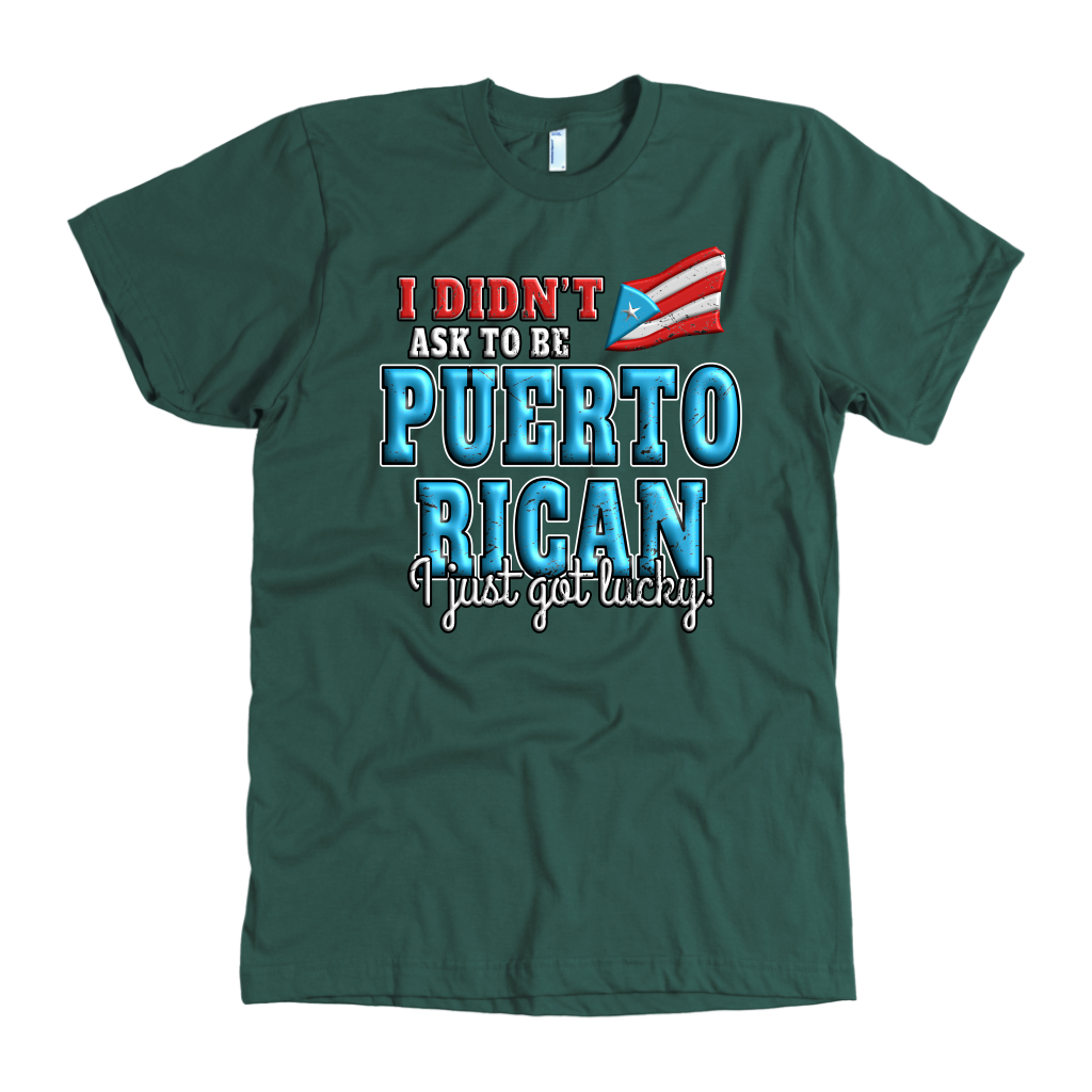 Just Lucky 100% Cotton - Puerto Rican Pride