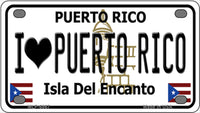 Thumbnail for Mini I Heart Puerto Rico License Plate