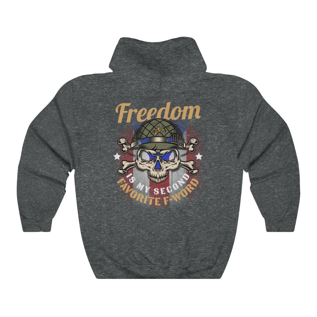 Freedom Is My Second Favorite "F" Word (Small-5XL ) Unisex Heavy Blend™ Hoodie