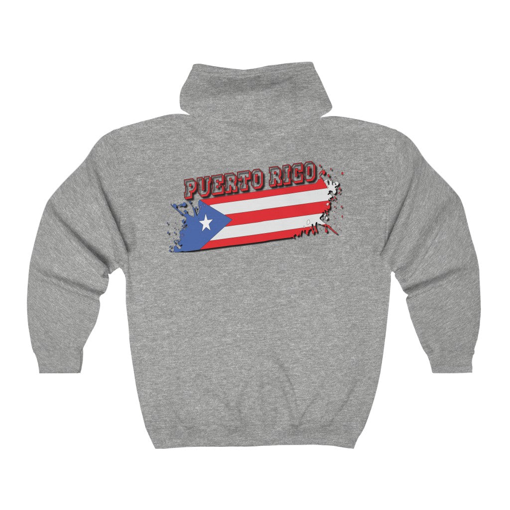 Splash Puerto Rico Unisex Heavy Blend™ Full Zip Hoodie