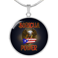 Thumbnail for Boricua Power Eagle Necklace