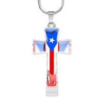 Thumbnail for Island Flag Cross Necklace