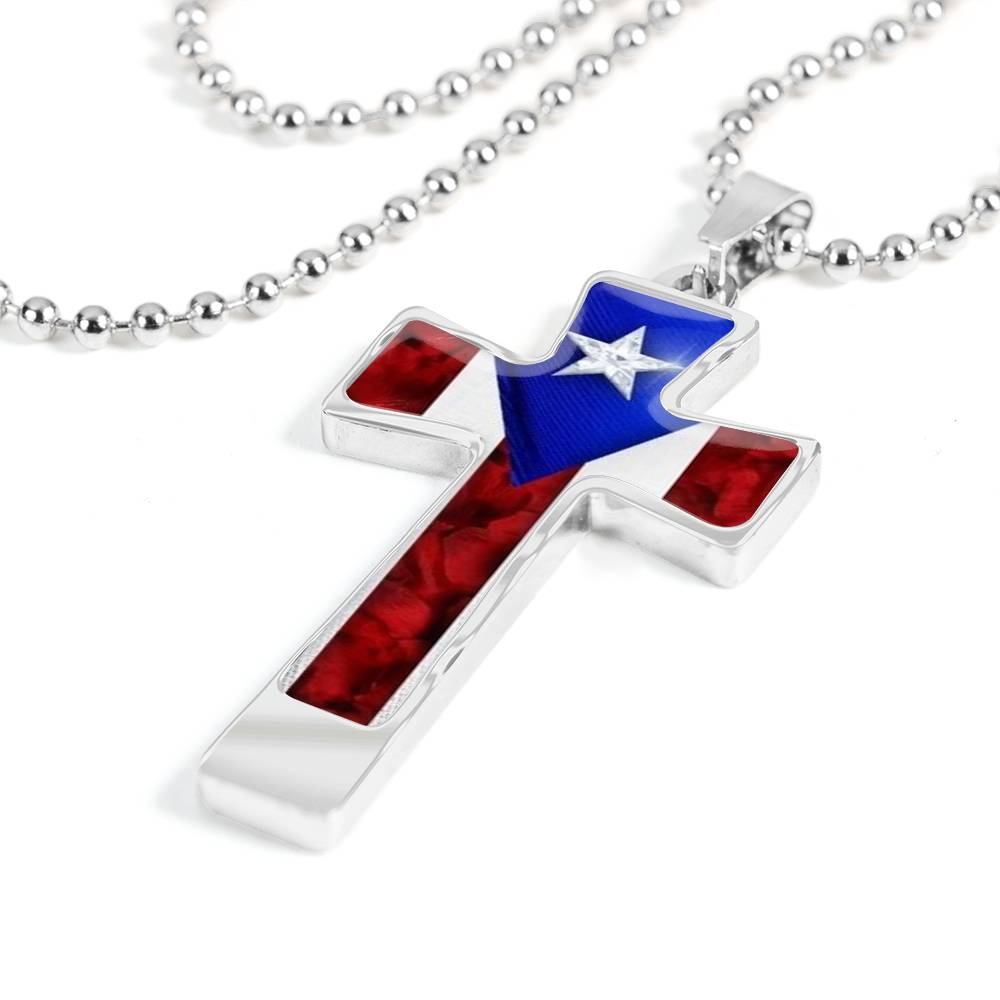 God and Country Ball Chain Necklace