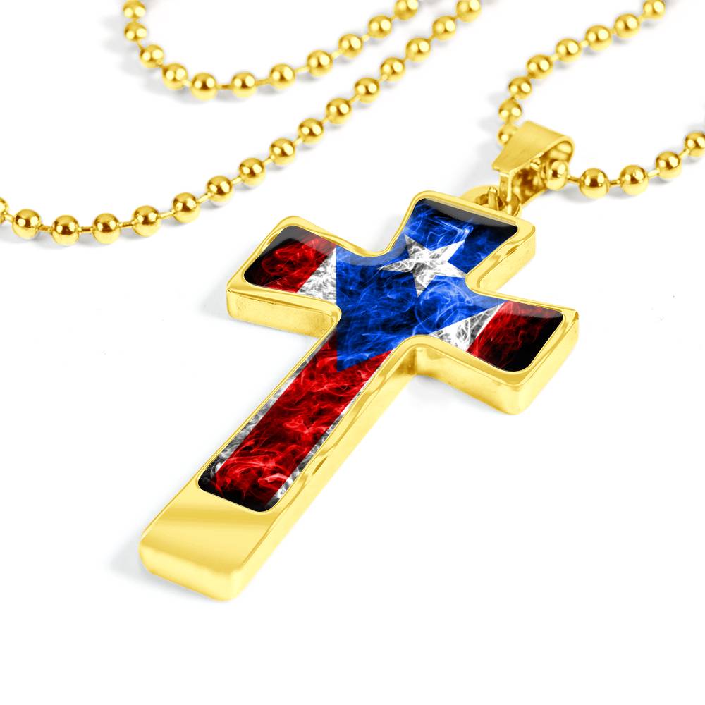 God and Country Fire Ball-Chain Necklace
