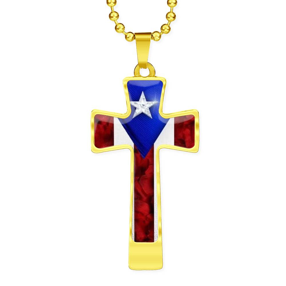 God and Country Ball Chain Necklace